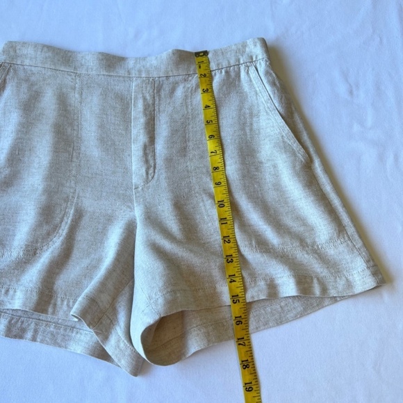 Banana Republic Factory linen blend flat front pull-on shorts - Picture 9 of 14
